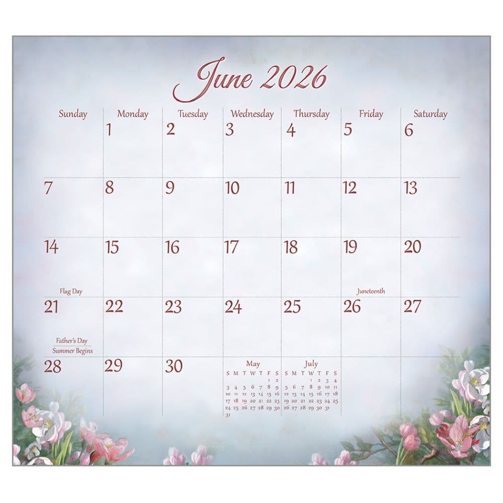 Songbirds of Faith by Hautman Borthers 2026 Wall Calendar 
Third Alternate Image
