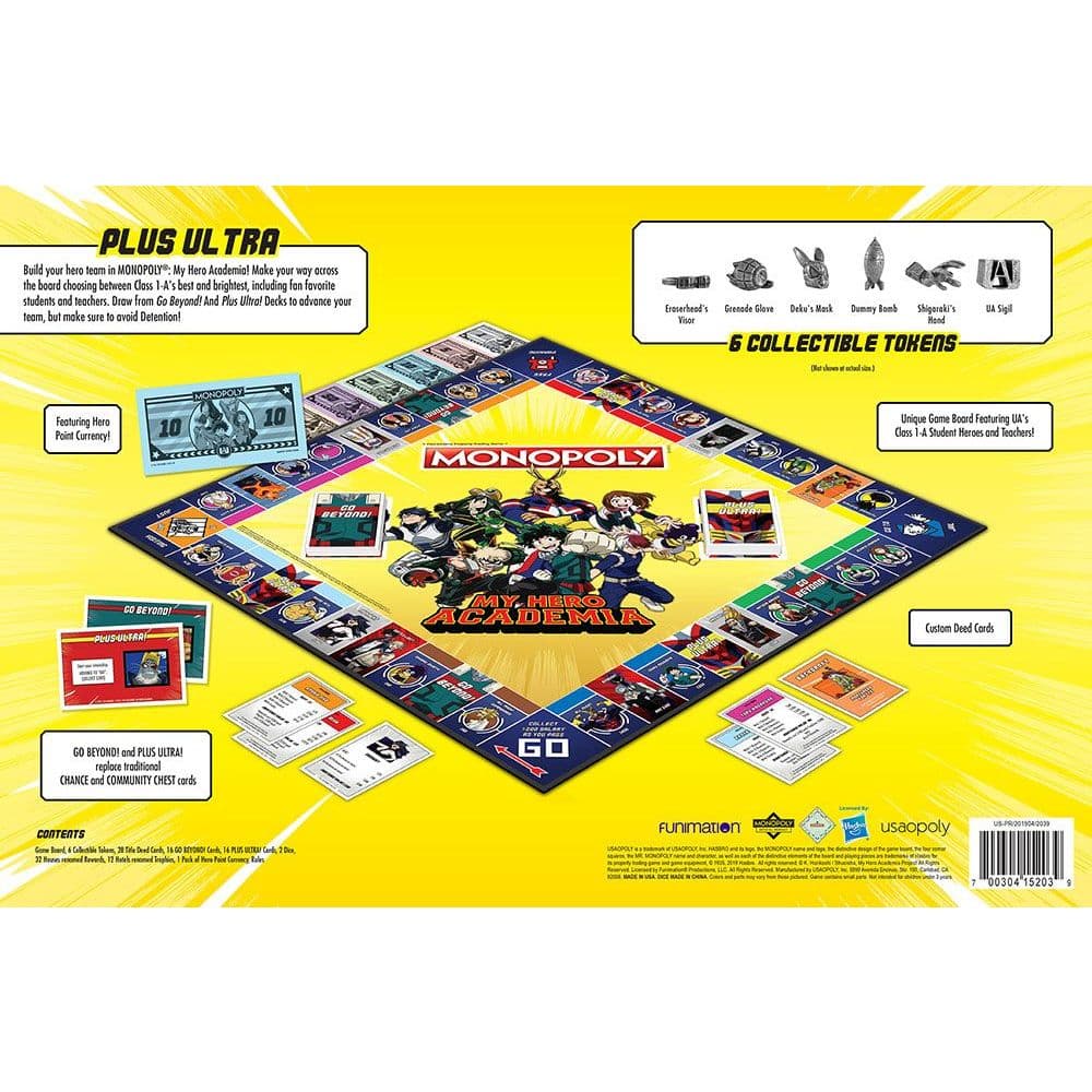 Monopoly My Hero Academia Alternate Image 1