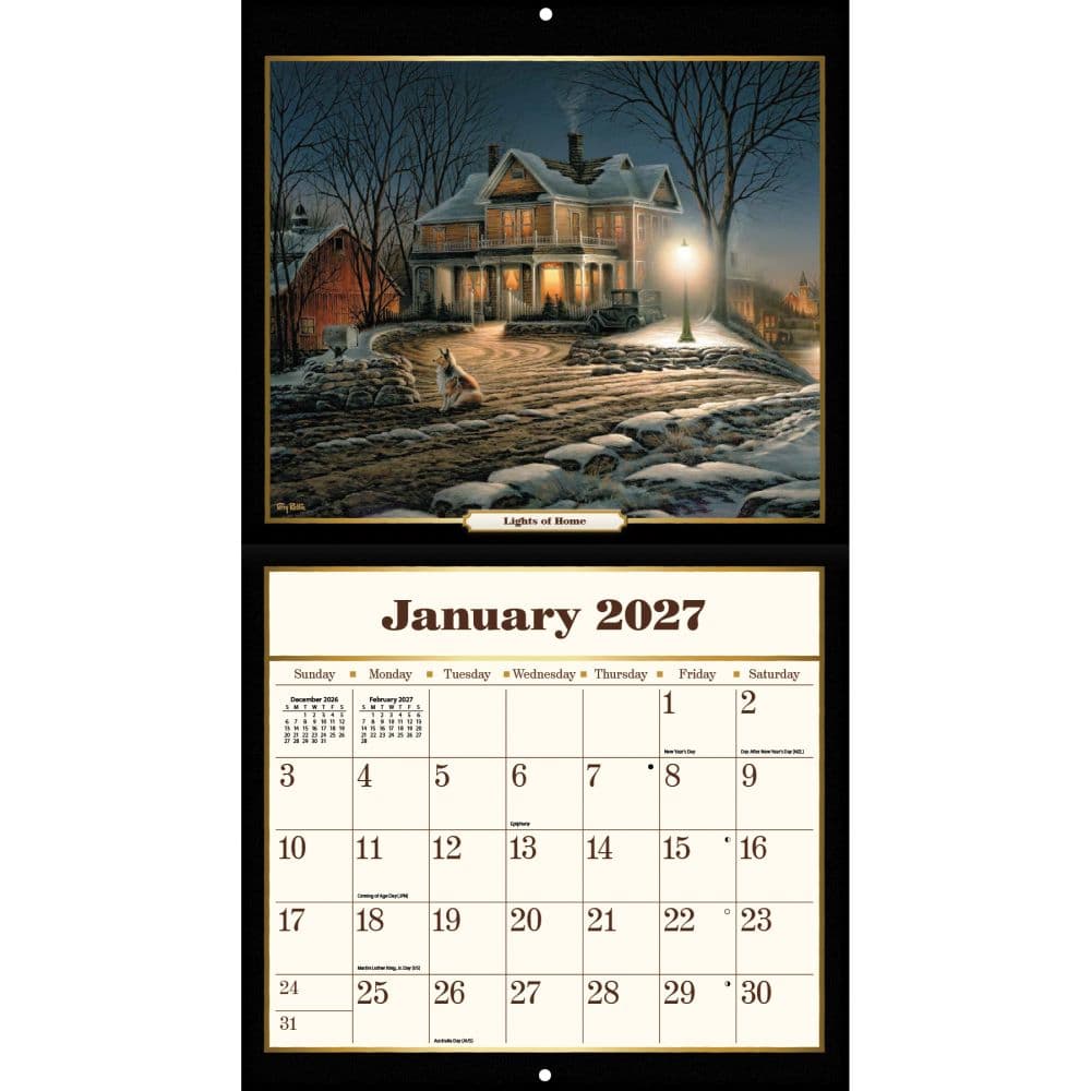 Terry Redlin 2027 Wall Calendar by Terry Redlin Second Alternate Image