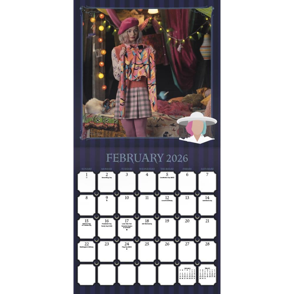 Wednesday 2026 Wall Calendar Third Alternate Image