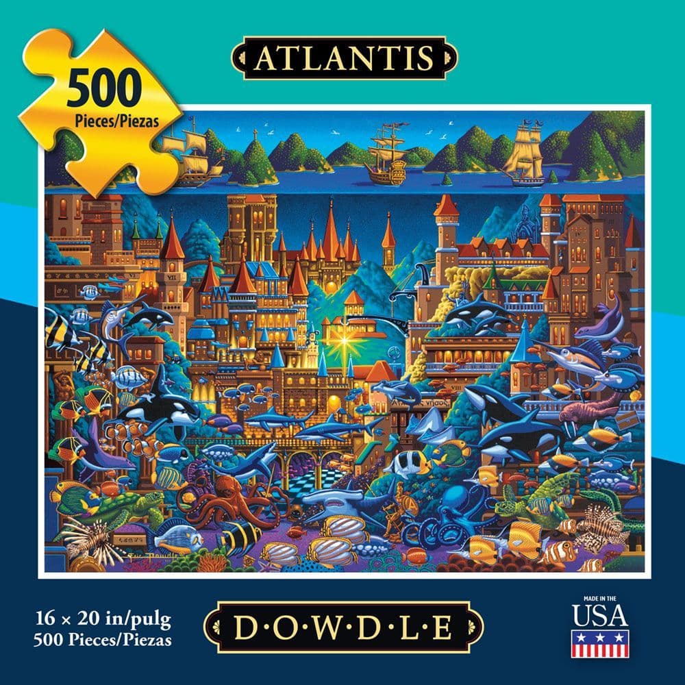 Atlantis 500pc Puzzle - Calendars.com