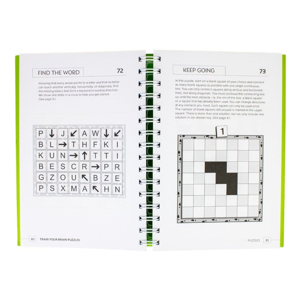 Go!Games Train Your Brain Puzzle Book Fourth Alternate Image