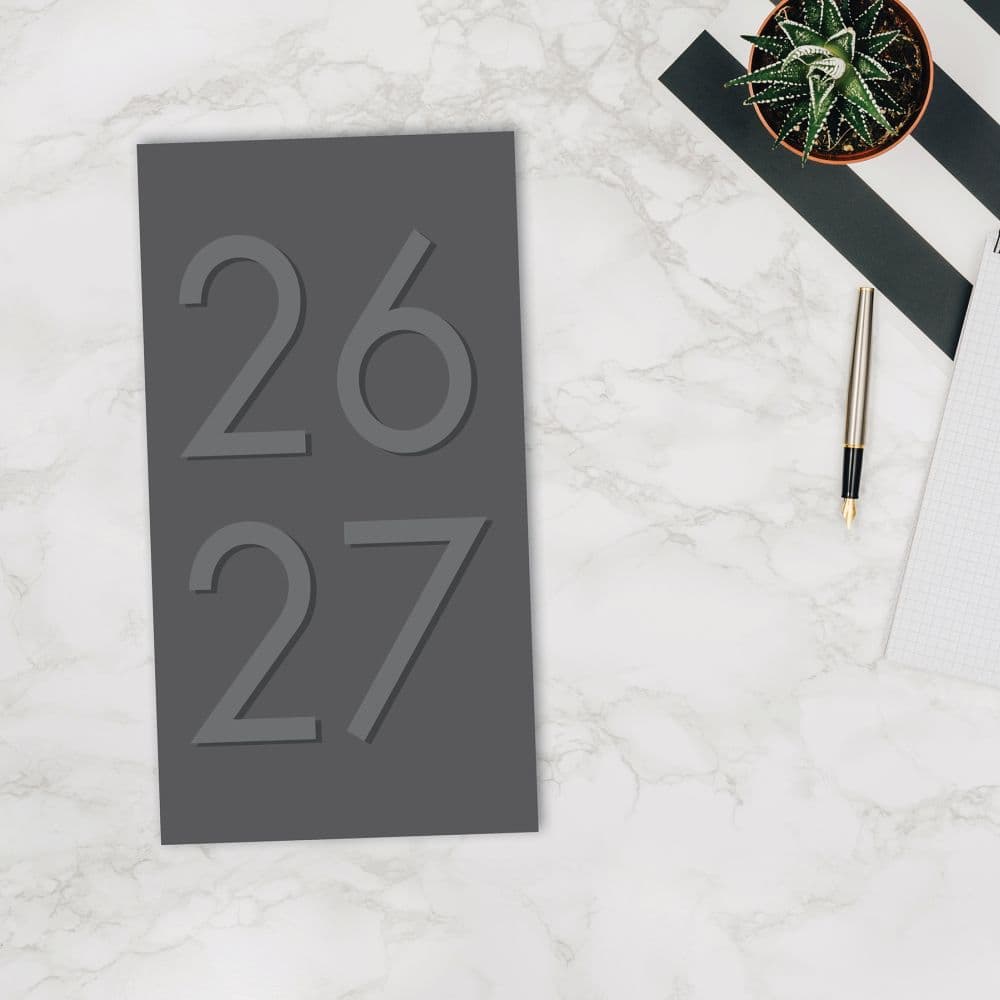 Charcoal 2 Year 2026 Pocket Planner Third Alternate Image