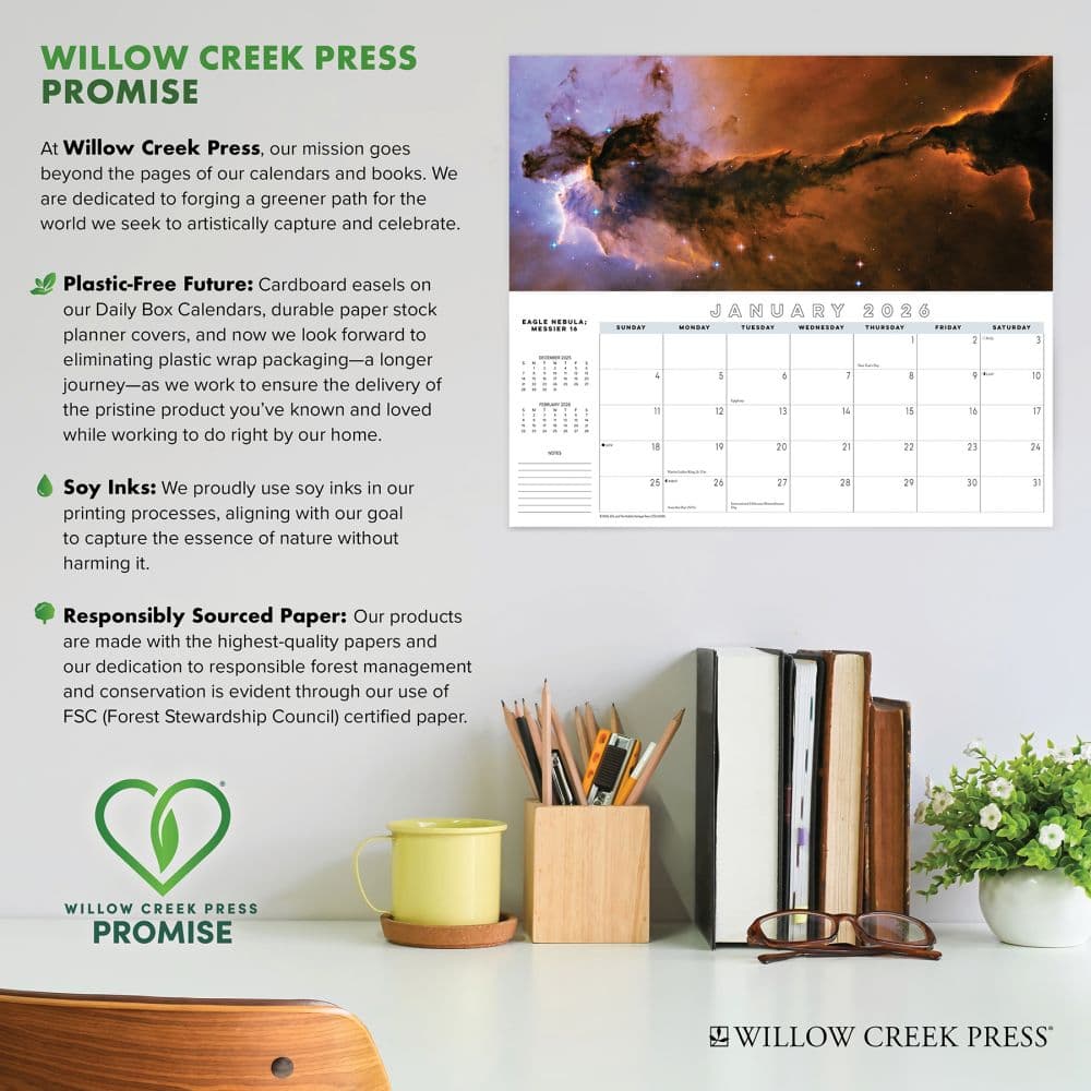 Astronomy Panoramic 2026 Wall Calendar Fourth Alternate Image