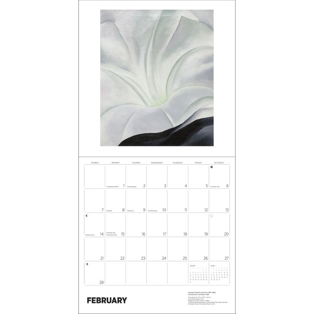 Georgia OKeeffe 2027 Wall Calendar Third Alternate Image