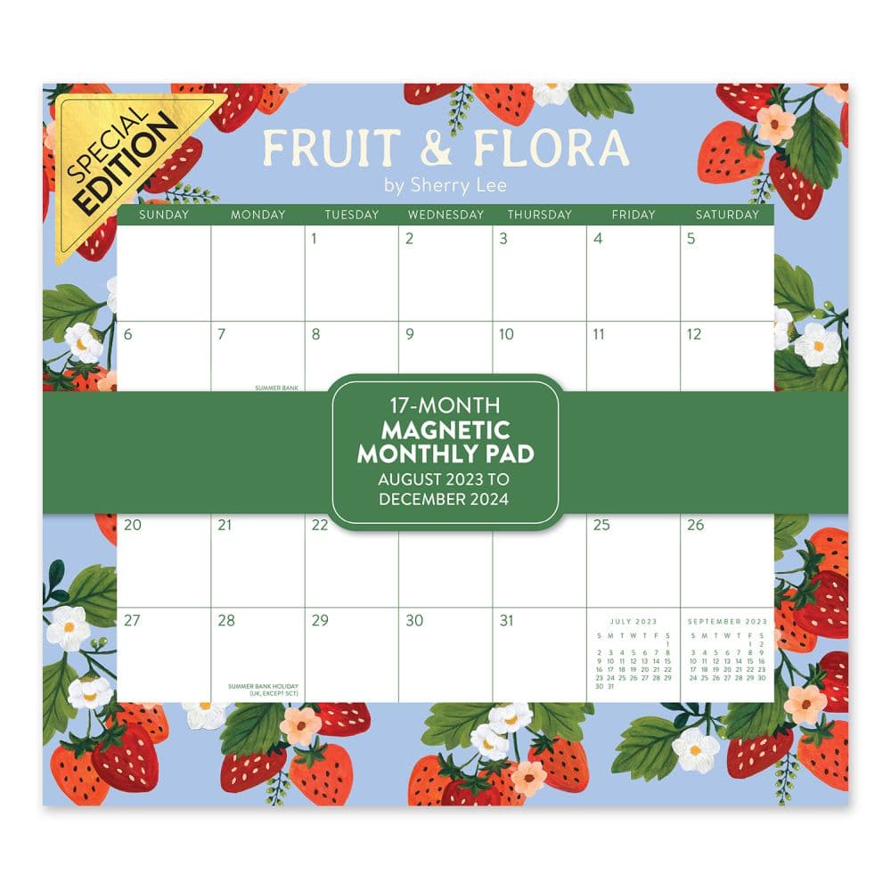Fruit & Flora Exclusive 2024 Wall Calendar