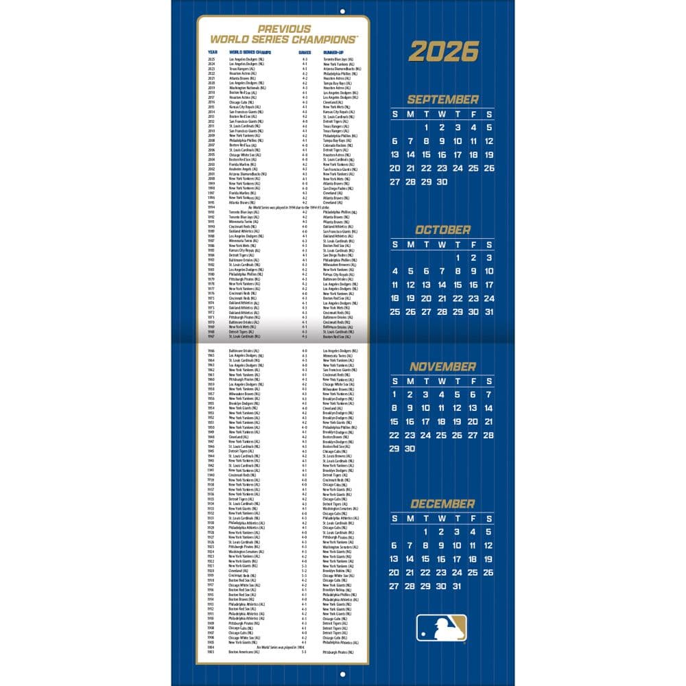MLB Kansas City Royals 2027 Wall Calendar Second Alternate Image