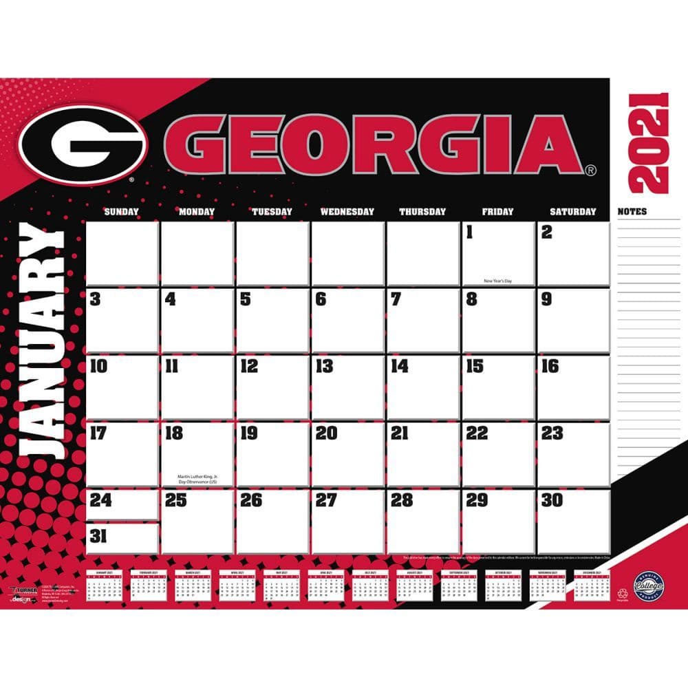 2021 Georgia Bulldogs Calendars | Sports-Calendars.com