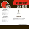 image NFL Cleveland Browns 2025 Desk Calendar First Alternate Image