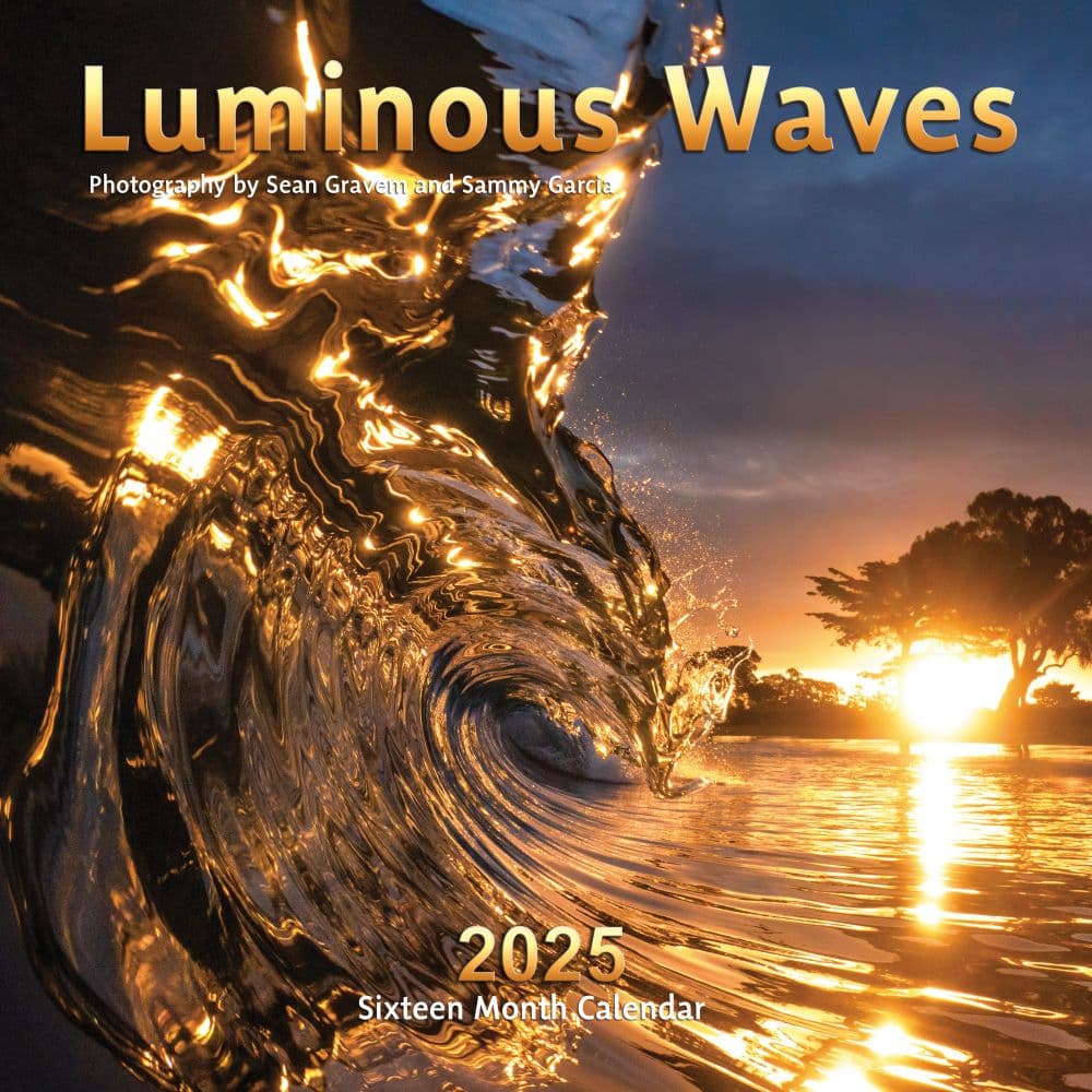 image Luminous Waves 2025 Wall Calendar Main Image