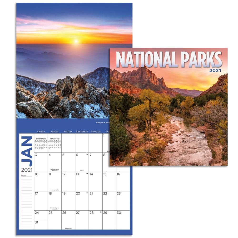 2023 National Park Calendar National Parks Photo Mini Wall Calendar