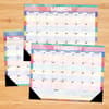 image Watercolor Stripes 22x17 2026 Desk Pad First Alternate Image