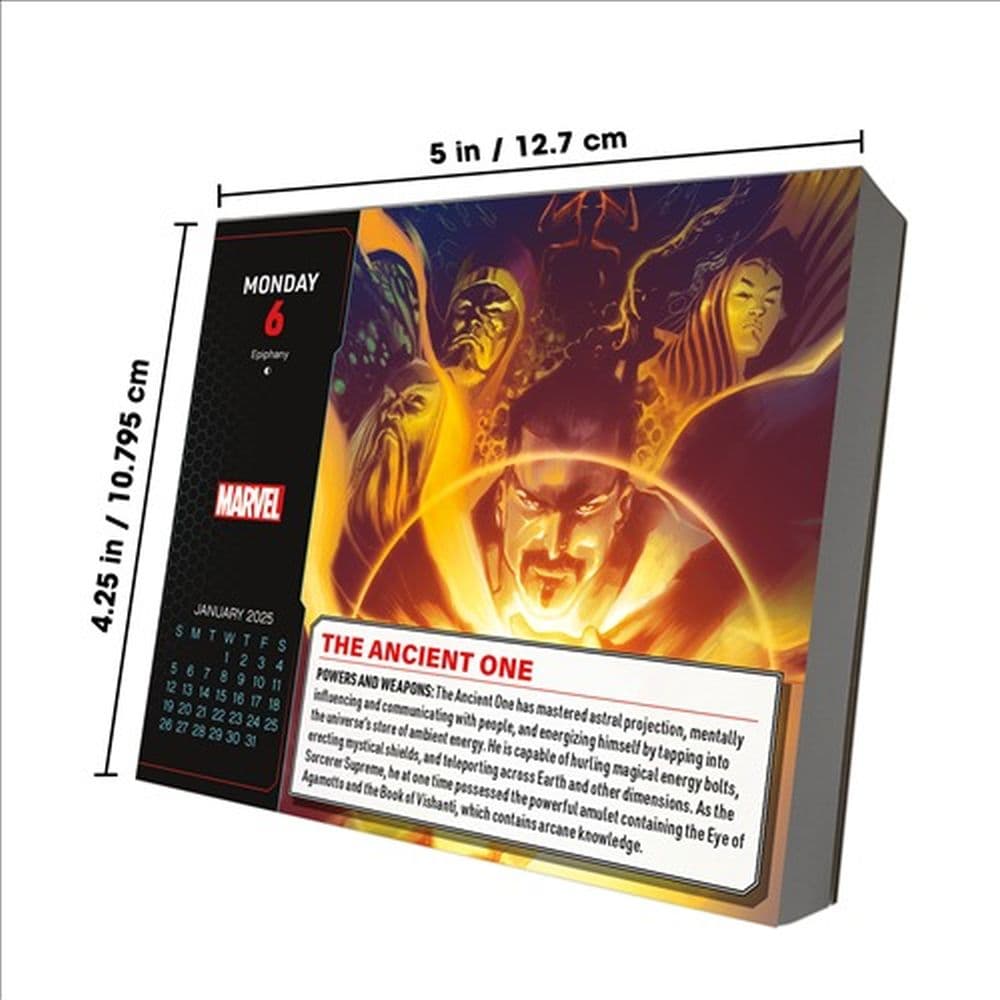 Marvel History 2025 Desk Calendar Seventh Alternate Image