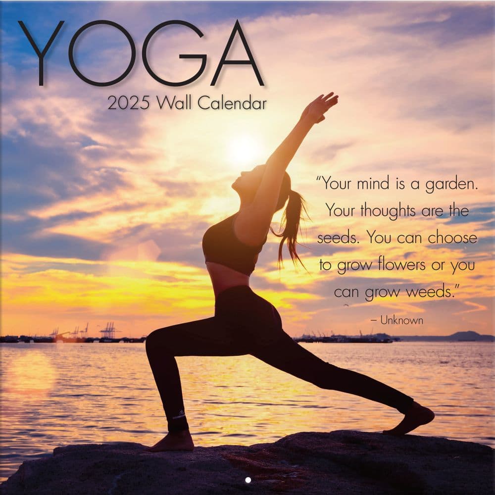 Yoga 2025 Wall Calendar