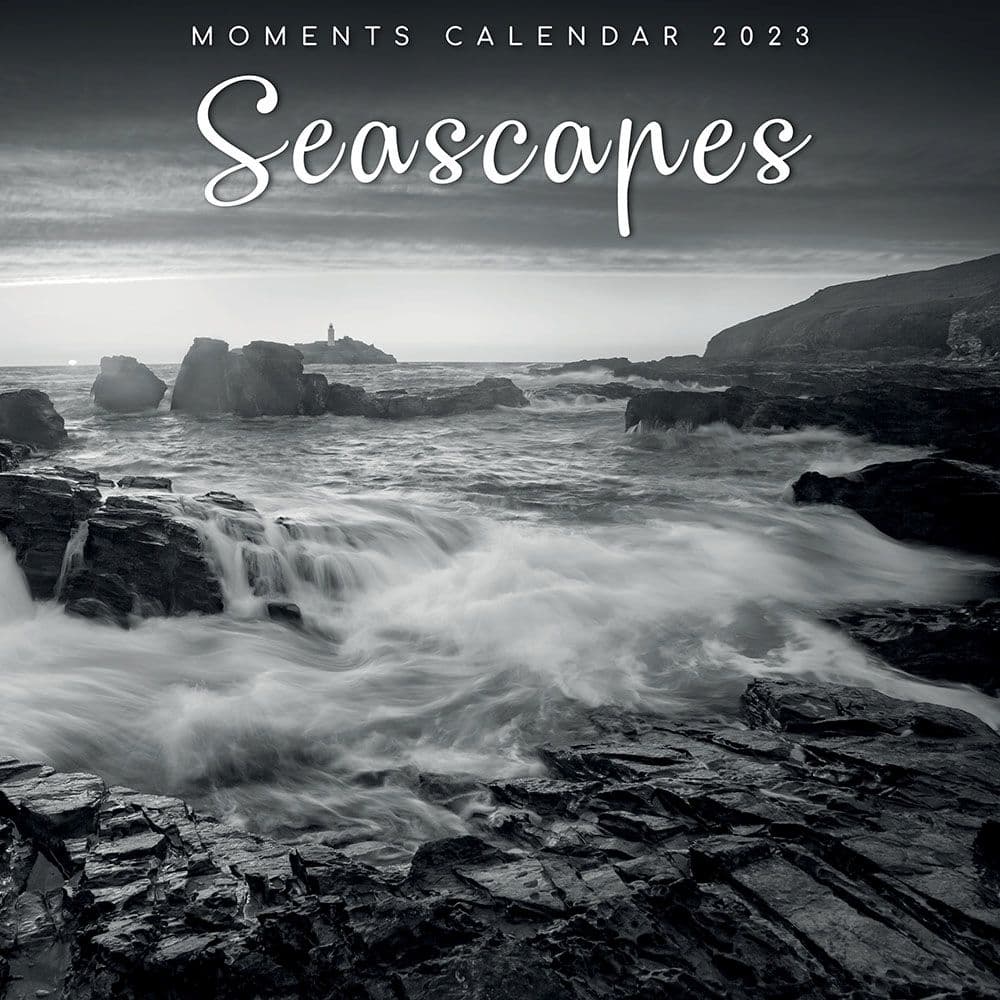 The Gifted Stationery Co Ltd Seascapes 2023 Wall Calendar