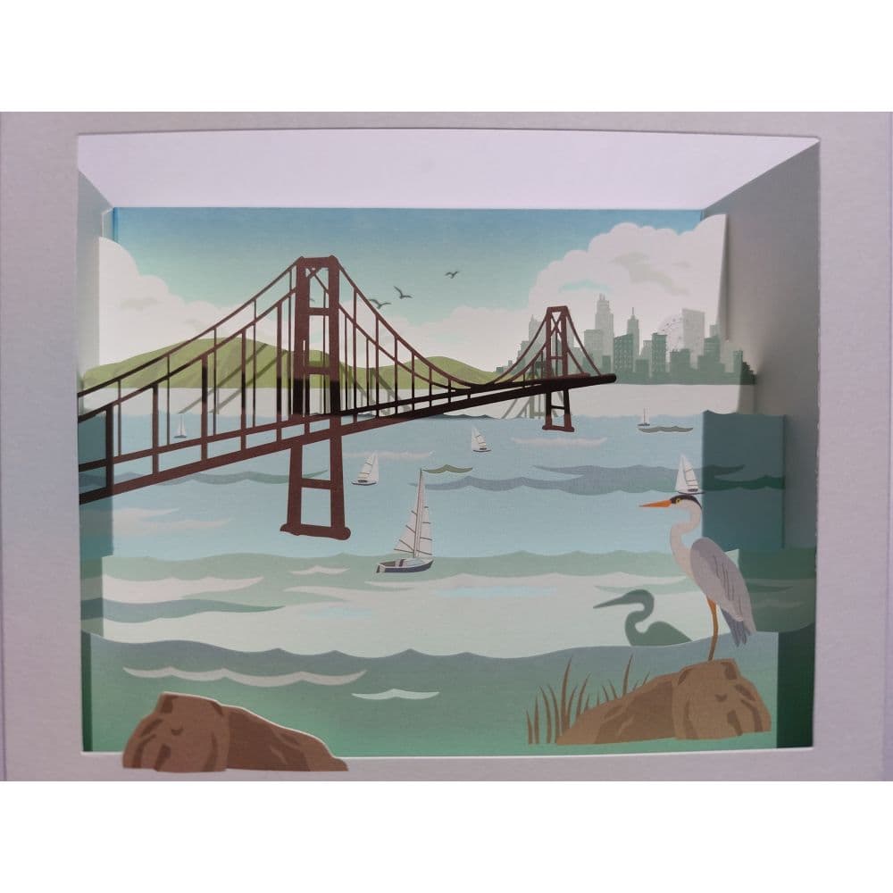 Bridge Scene Shadowbox Card Main Image