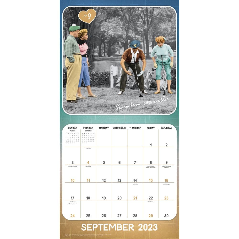 I Love Lucy 2023 Wall Calendar - Calendars.com