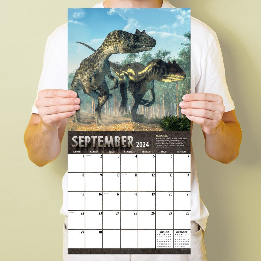 Dinosaurs 2024 Wall Calendar Fourth Alternate Image width=&quot;1000&quot; height=&quot;1000&quot;