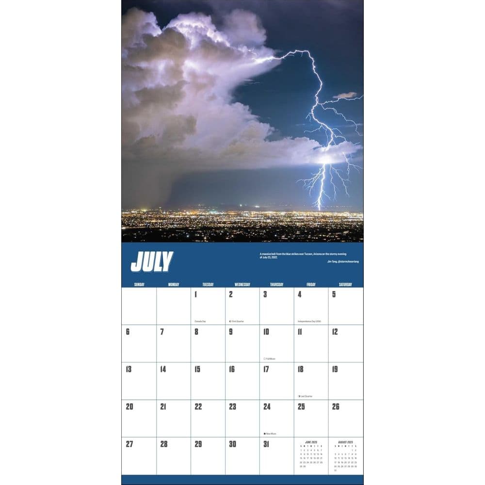 Storm Chasers 2025 Wall Calendar Fourth Alternate Image