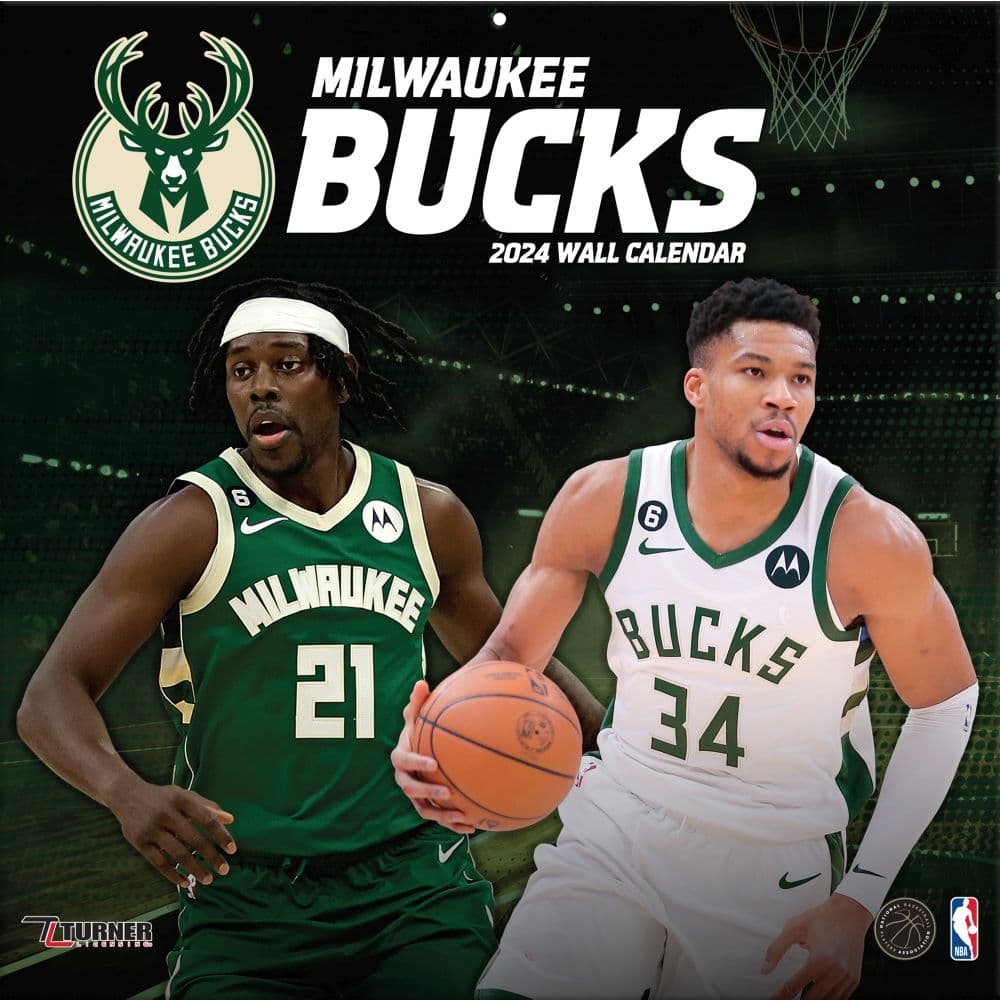 Milwaukee Bucks 2024 Wall Calendar