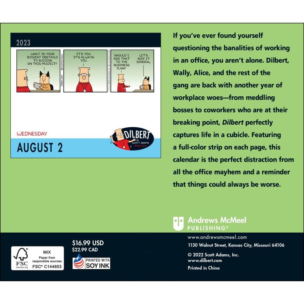 Dilbert 2023 Day To Day Calendar Dilbert 2023 Day-To-Day Calendar - Calendars.com