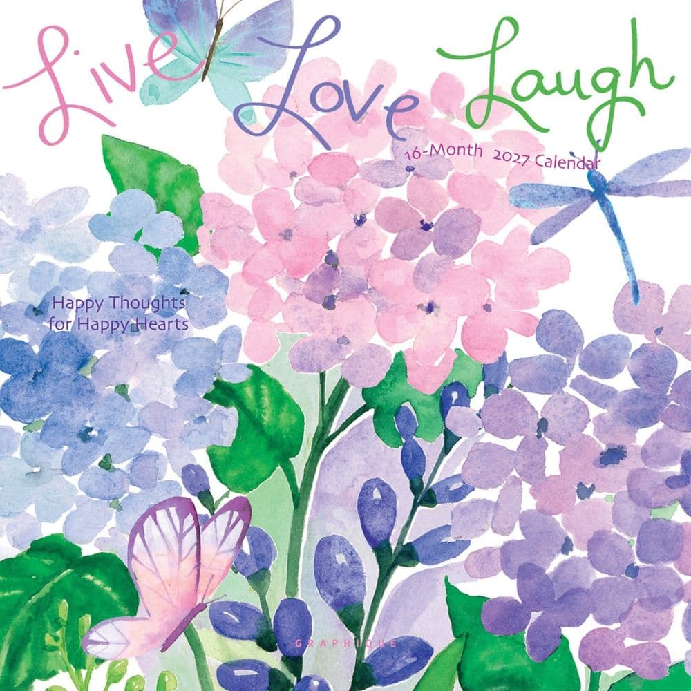image Live Love Laugh 2027 Mini Wall Calendar Main Product Image