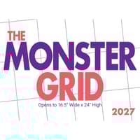 image Monster Grid 2027 Wall Calendar Main Product Image