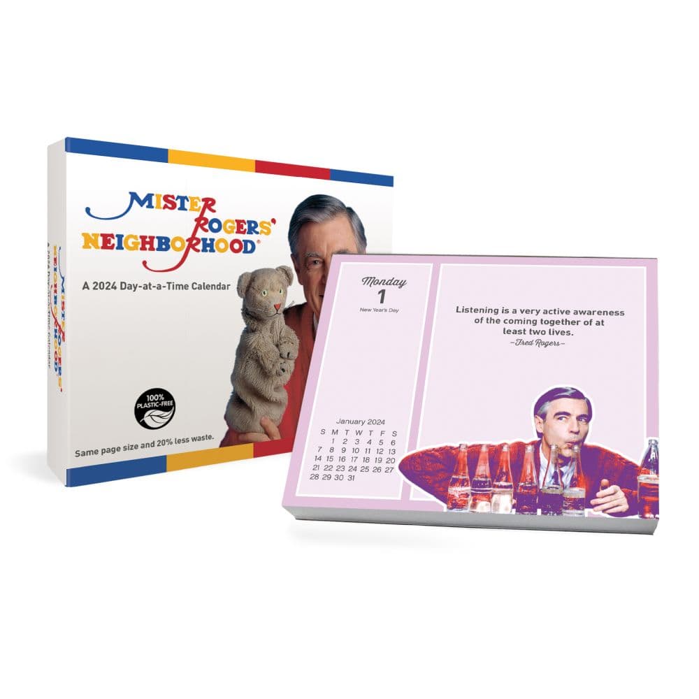 Mister Rogers 2024 Desk Calendar Main Product Image width=&quot;1000&quot; height=&quot;1000&quot;