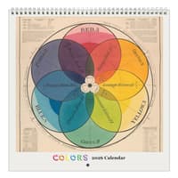 image Colors Square 2026 Wall Calendar
