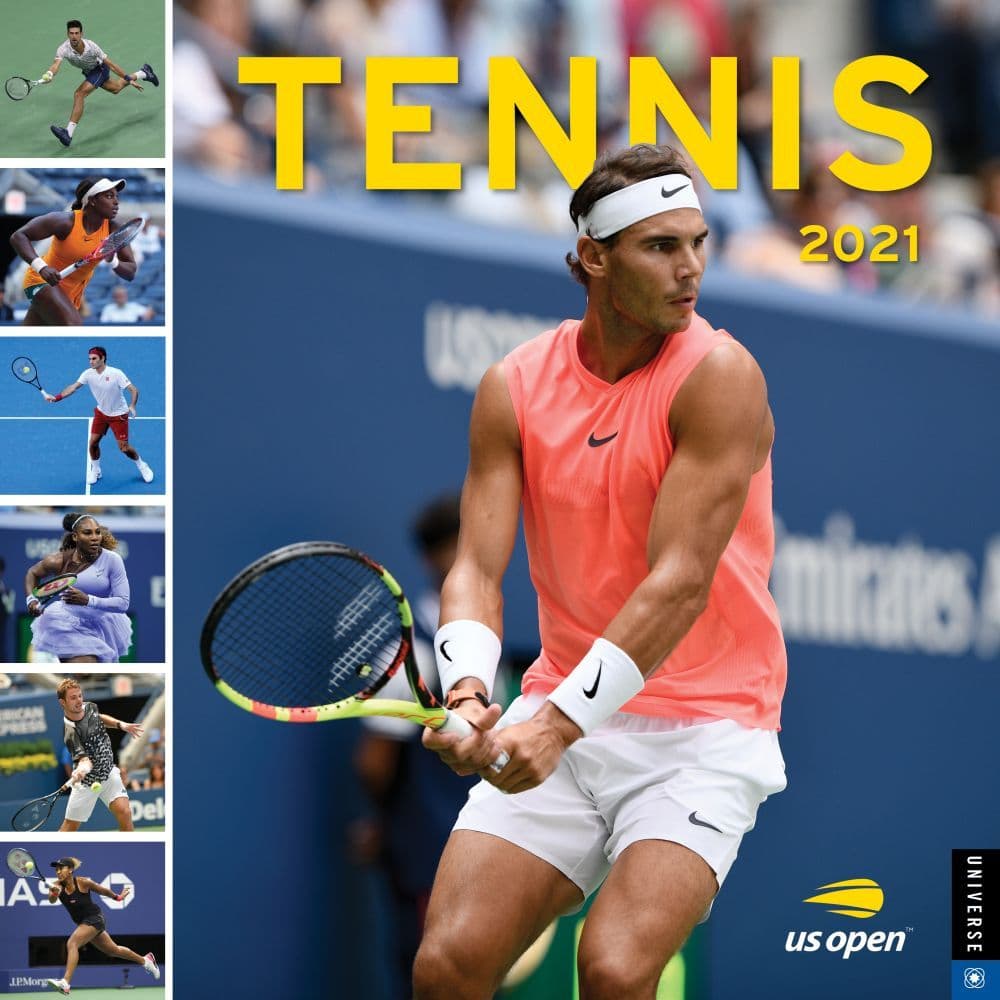 2021 Tennis US Open Wall Calendar