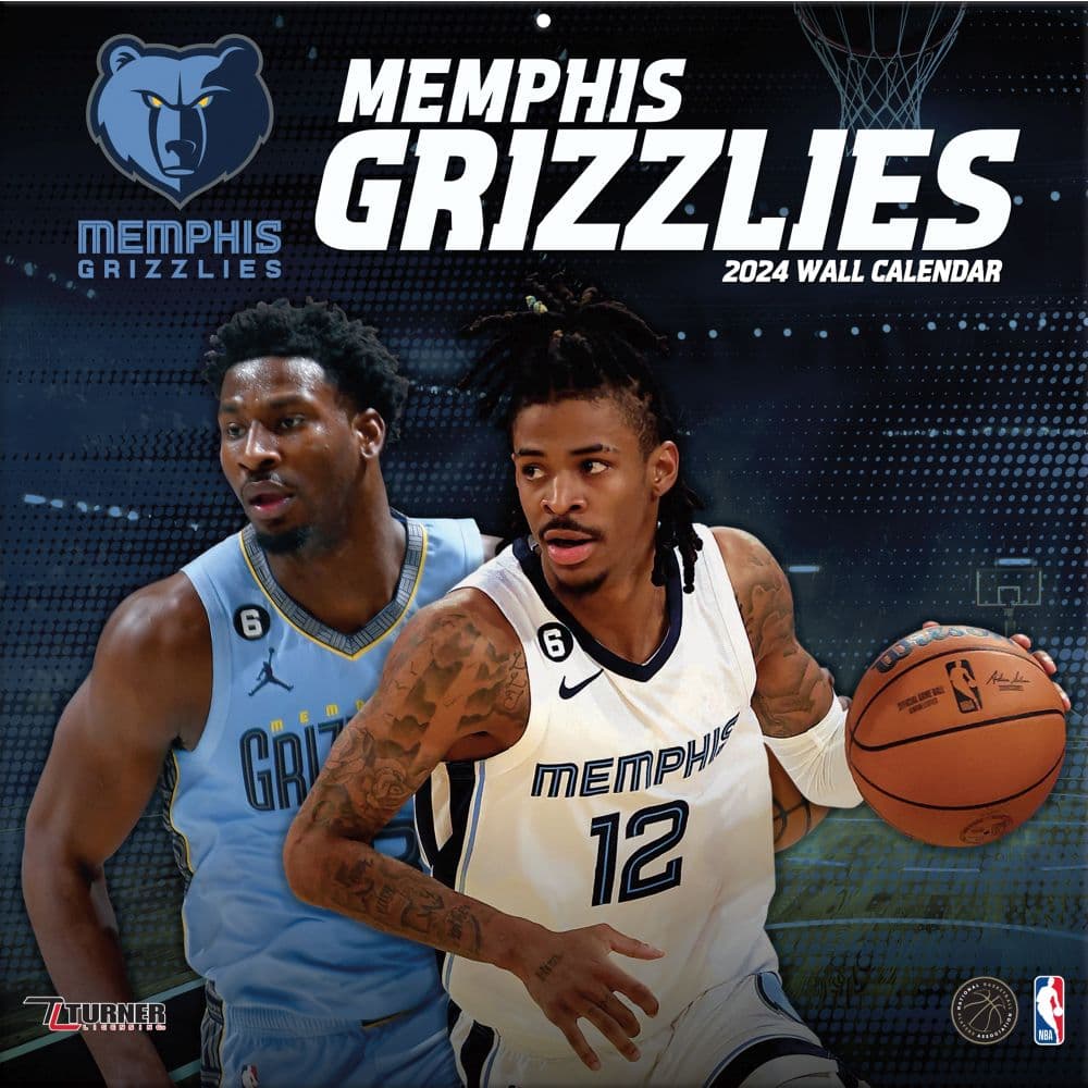Memphis Grizzlies 2024 Wall Calendar - Calendars.com