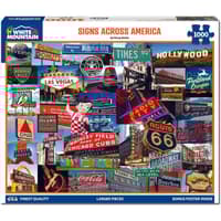 image Signs Across America 1000 Piece Puzzle by Doug Banks Main Product Image