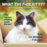 image What the Fck Kitty 2026 Wall Calendar Main Image