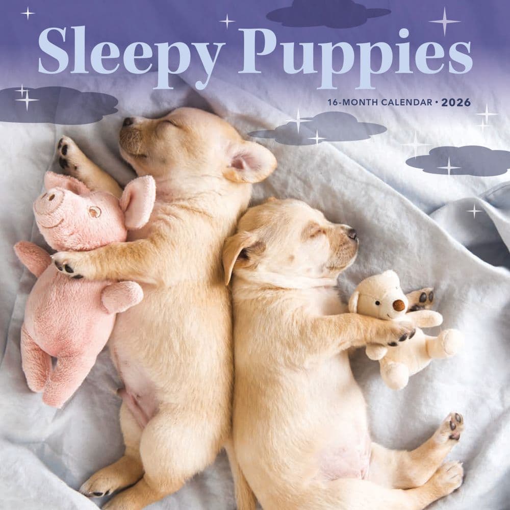 image Pooped Puppies 2026 Mini Wall Calendar Main Image