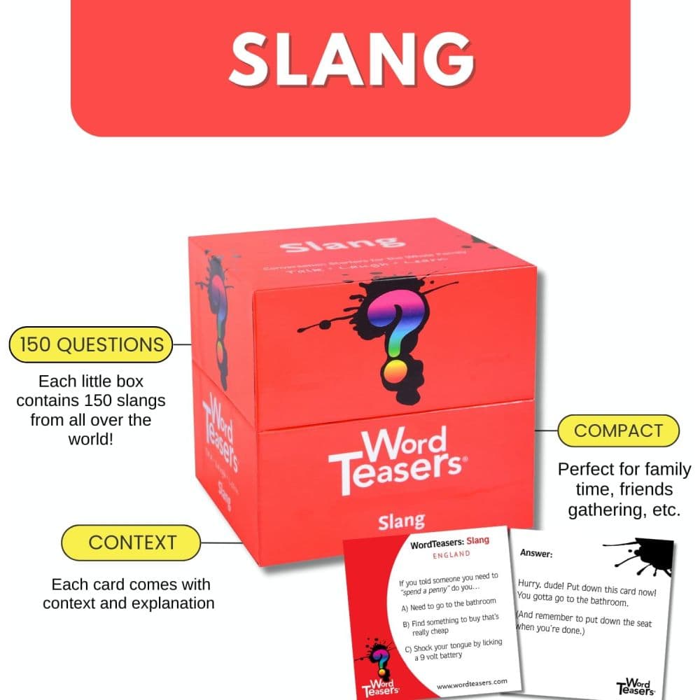 WordTeasers Slang Card Game First Alternate Image