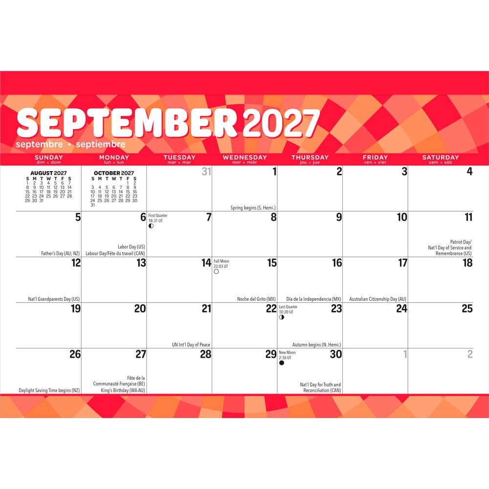 Large Print Blotter 15 x 11 2027 Desk Pad Second Alternate Image