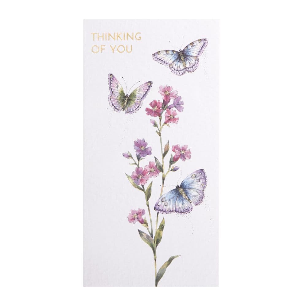 Detailed Monarch Butterflies Get Well Card First Alternate Image width="1000" height="1000"