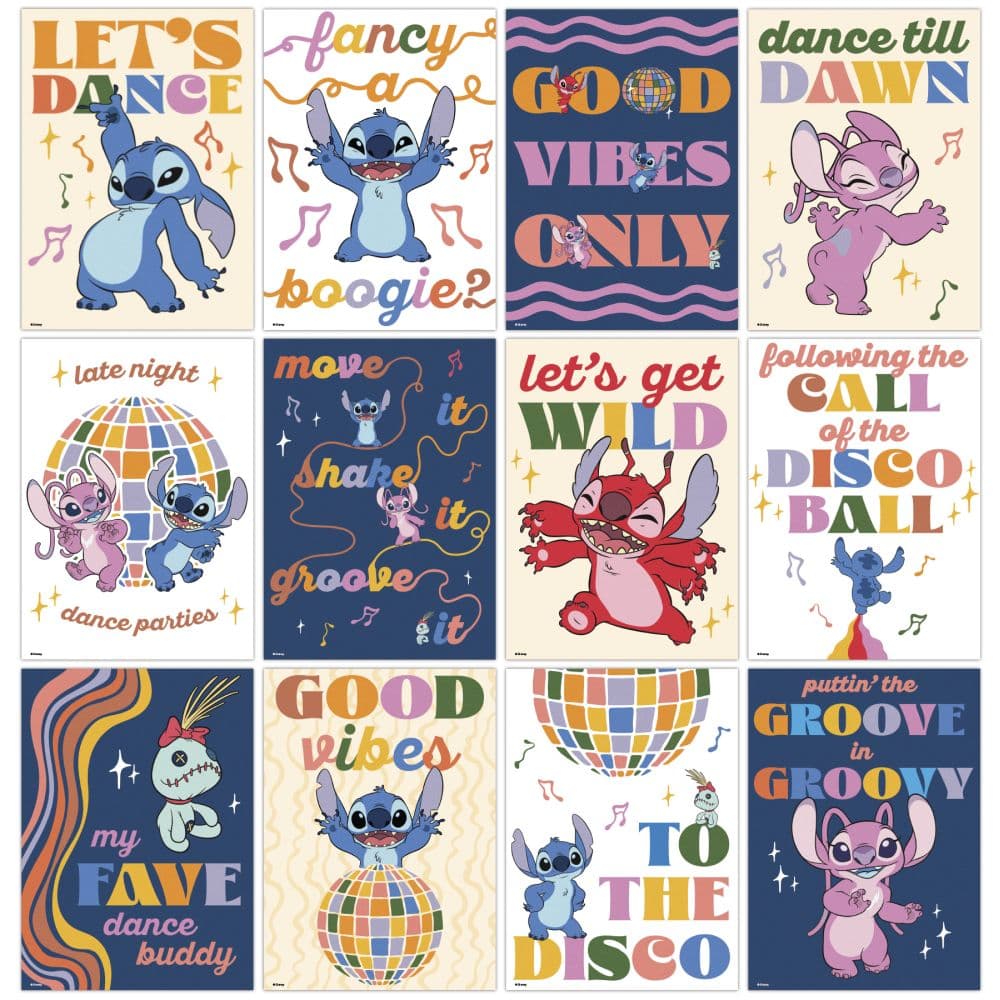 Disney Stitch 2027 Vertical Wall Calendar Fourth Alternate Image