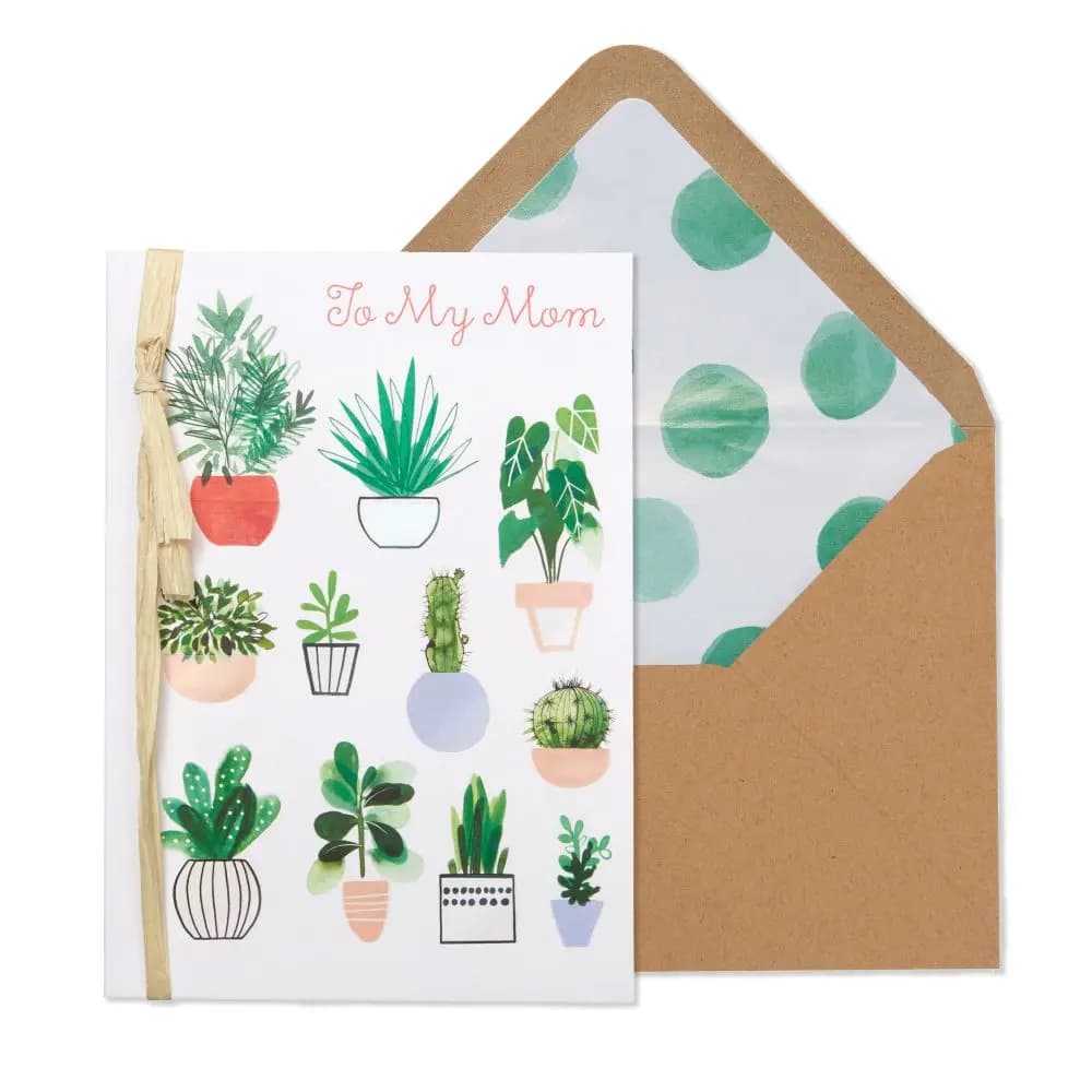 Houseplants Mother&#39;s Day Card