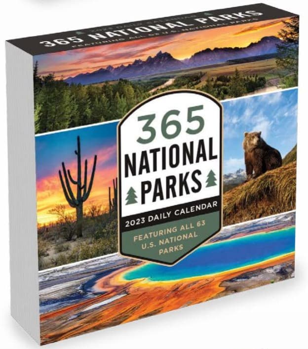 365 National Parks 2023 Daily Desktop Calendar