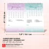 image Patterned 2027 Double View Easel Desk Calendar Sixth Alternate Image