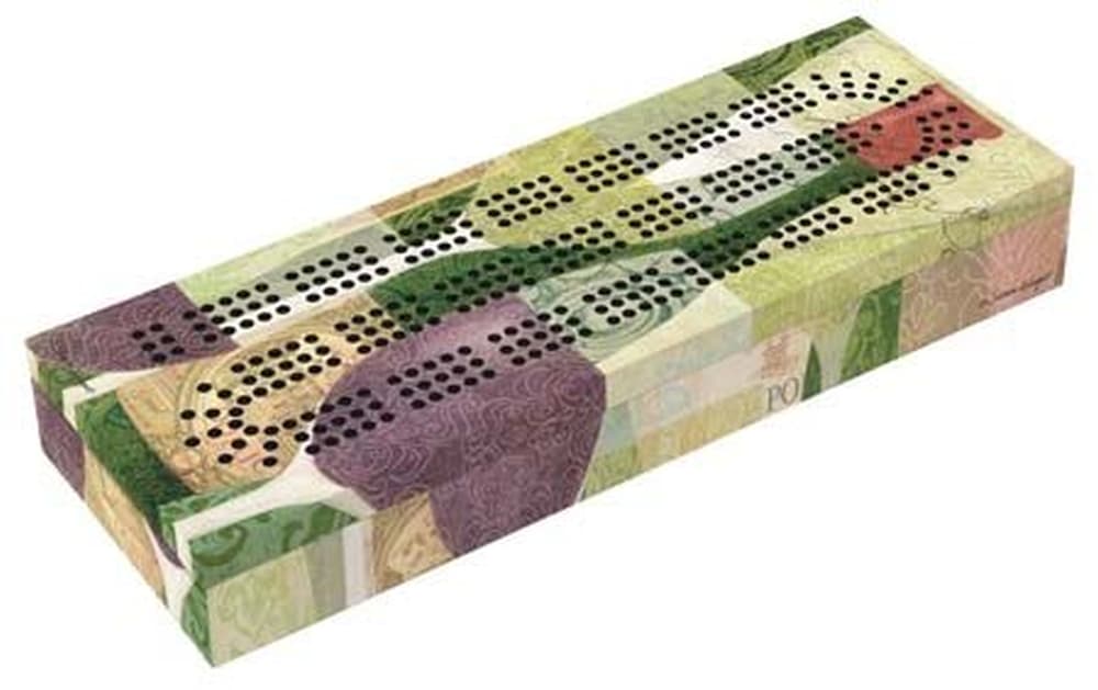 Bottles & Glasses Cribbage Board by Susan Winget
