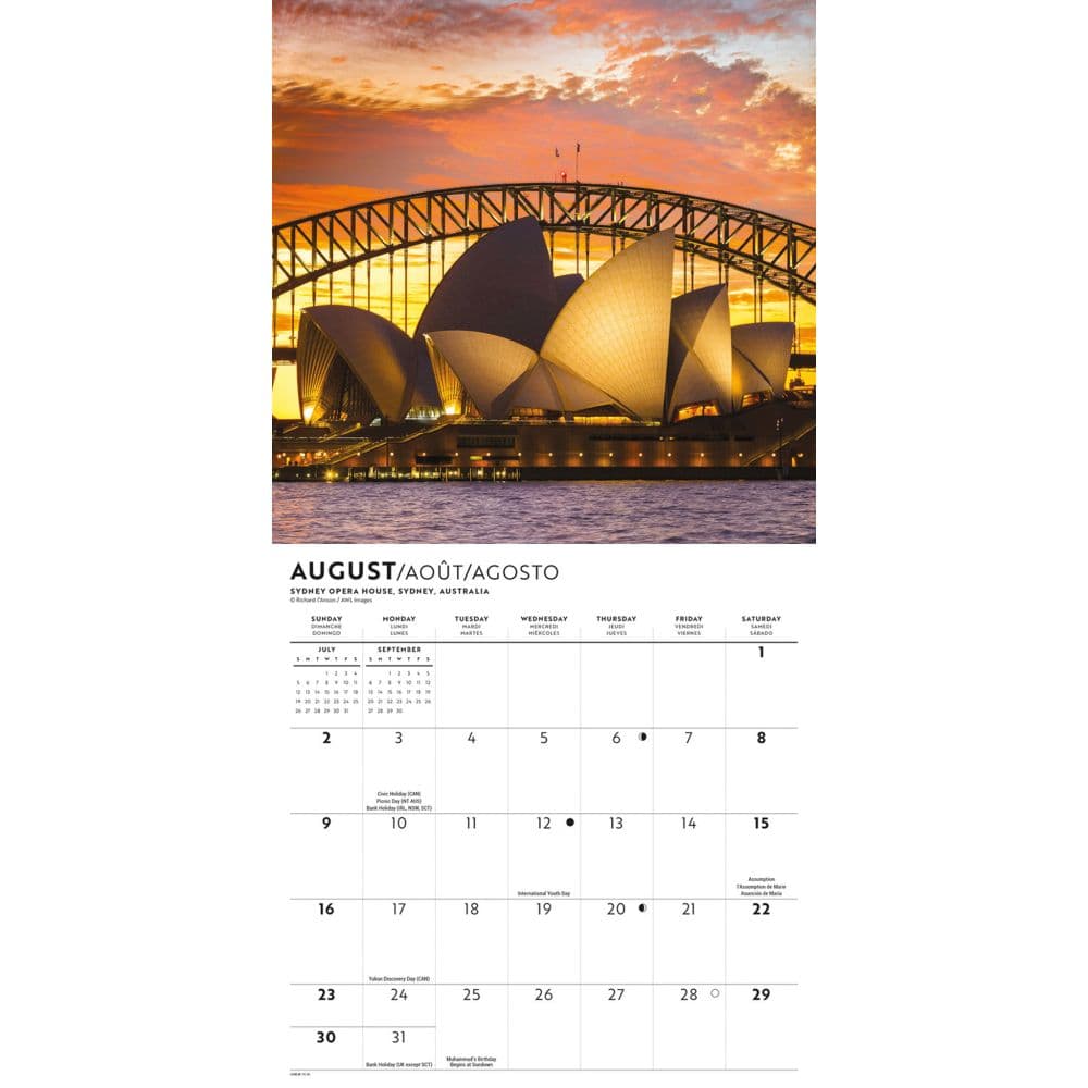 Passport to the World 2026 Mini Wall Calendar Third Alternate Image