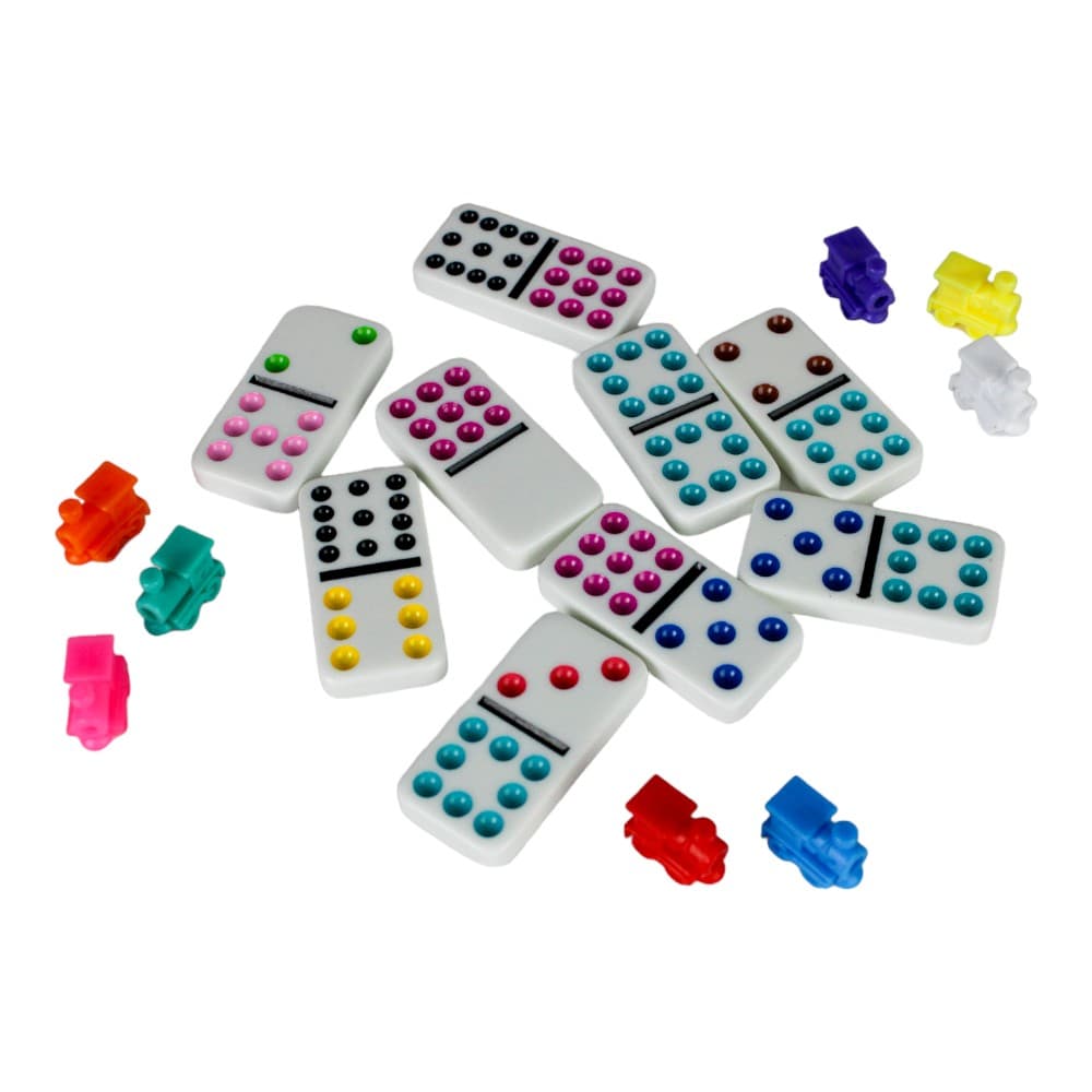 Mexican Train Dominoes in Tin Box First Alternate Image