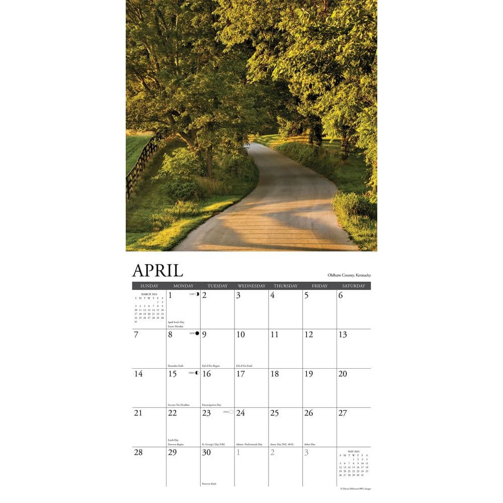 Americas Backroads 2024 Wall Calendar
