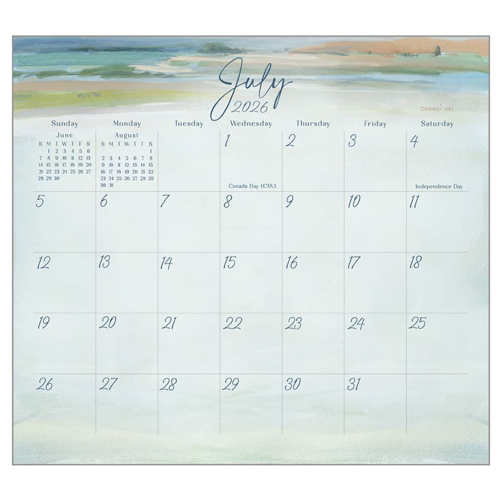 Light Gently Falling by Danhui Nai 2026 Wall Calendar Third Alternate Image