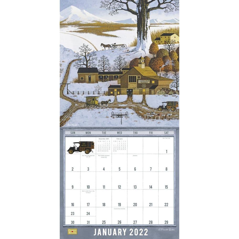 Wysocki Americana Mead 2022 Wall Calendar - Calendars.com