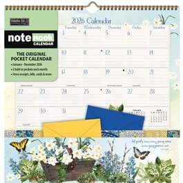 Botanical Gardens 2026 Note Nook Wall Calendar
