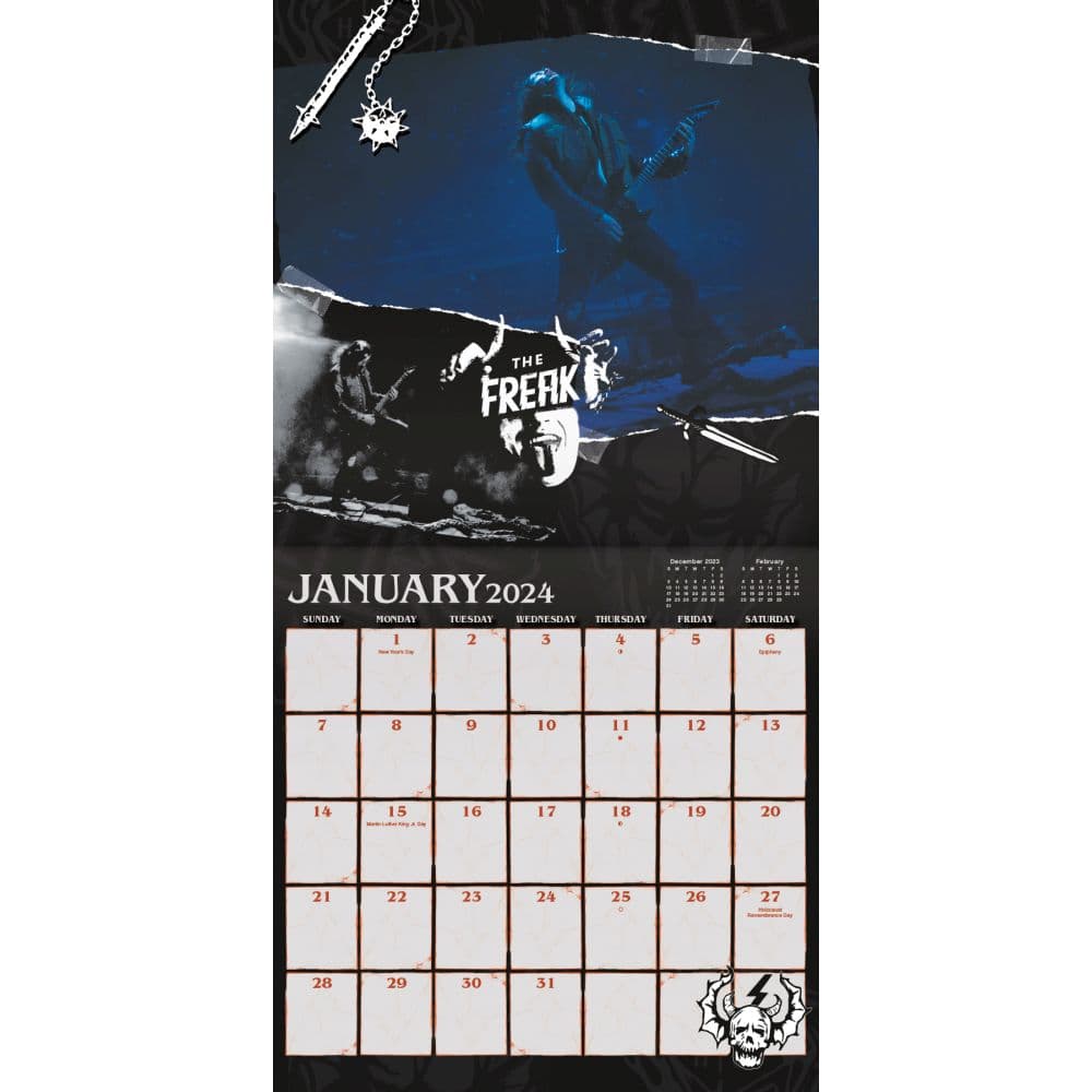 Stranger Things Exclusive with Print 2024 Wall Calendar