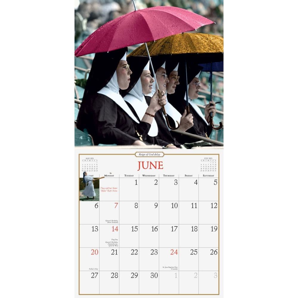 Nuns Having Fun Wall Calendar